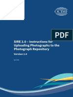 SIRE 2.0 - Instructions For Uploading Photogra