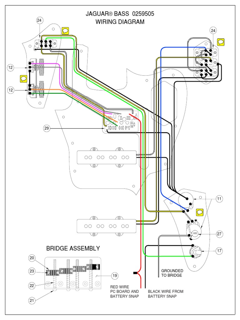 Jaguar Bass Wiring Diagram PDF