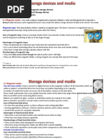 Unit 3 - Storage Devices and Media