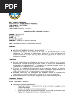 Planificación Sociales 5° B