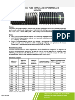 FT Tubo Corrugado Hdpe Perforado Drenpro (Aashto M252 - Aashto M294 - Astm F2306)