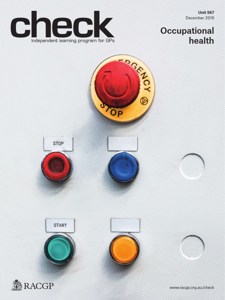 Check RACGP 2019 Dec Occupational health | PDF