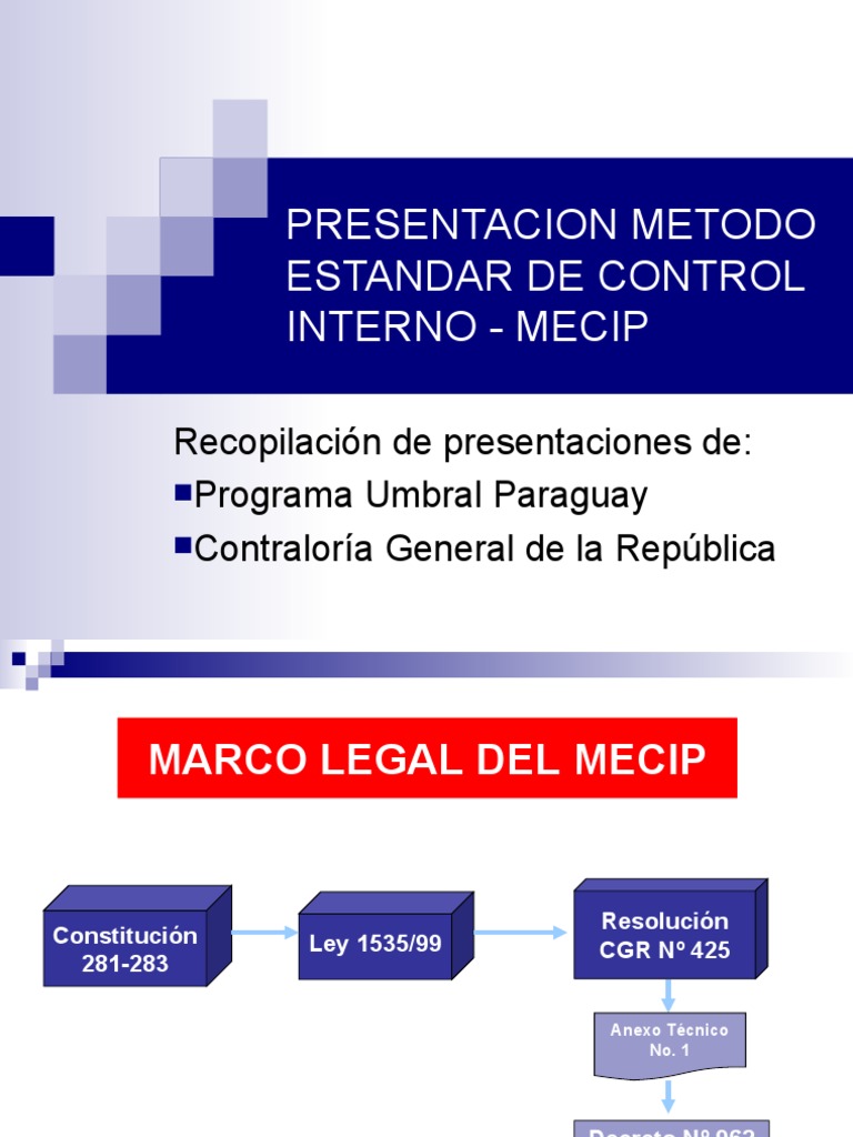 Control Interno MECIP: Estrategias y Objetivos | PDF
