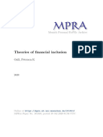 Financial Inclusion Theory