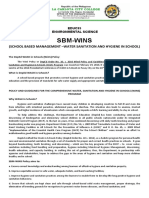 Educ 95 Report SBM