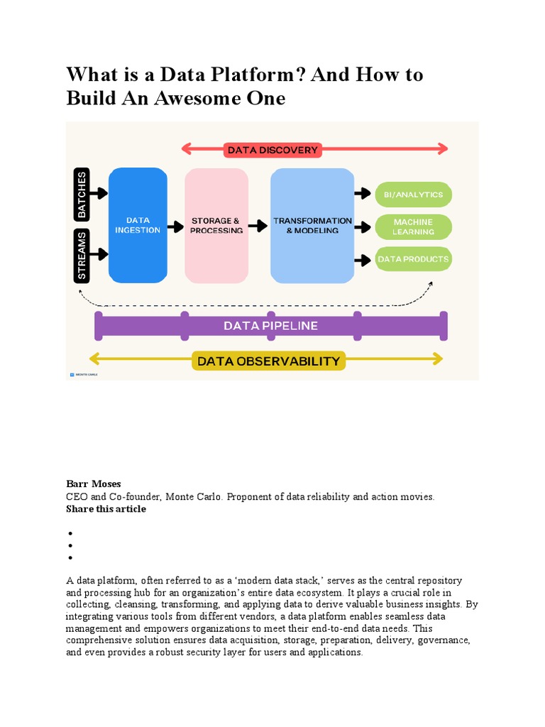 What Is A Data Platform | PDF | Cloud Computing | Data