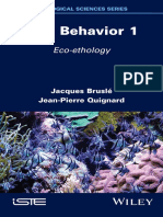 Fish Behavior 1, Eco-Ethology