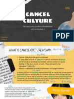 Cancel Culture: How Cancel Culture Can Affect On The Internet and What Can Done About It