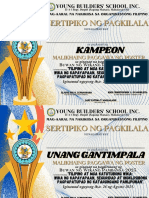 Buwan NG Wika 2023 Certificates