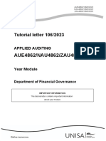 AUE4862/NAU4862/ZAU4862: Tutorial Letter 106/2023
