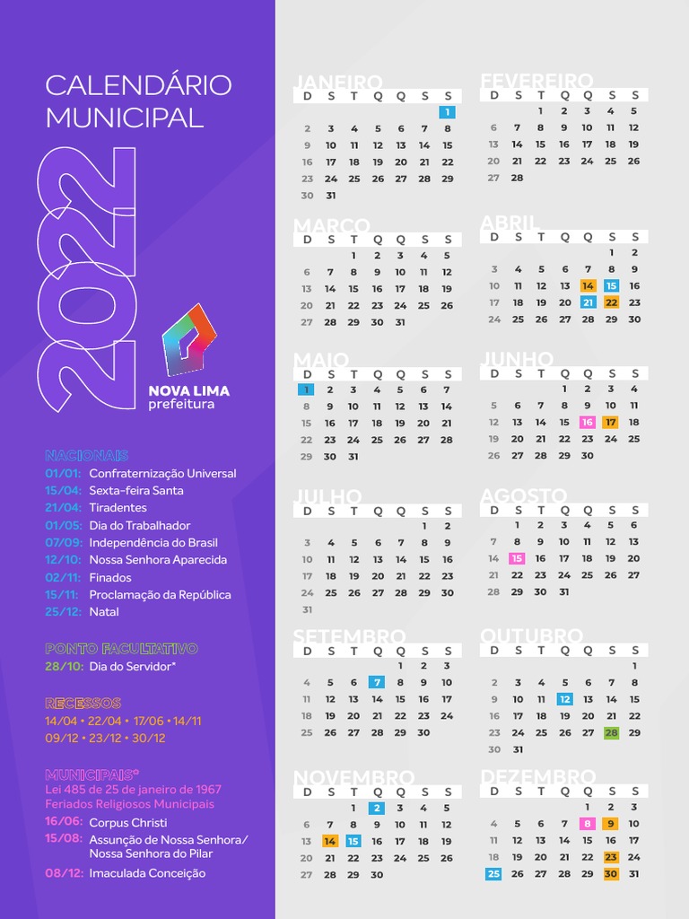 Calendario Nova Lima PDF
