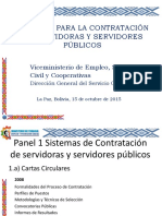 Contratación servidores públicos (2015)