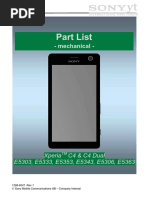 Xperia C4 - 1296-6041 - Part List - Mechanical - Rev1