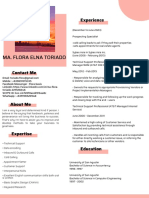 Pink PDF Resume