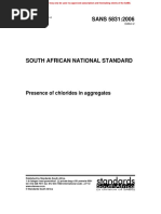 SANS5831 - Presence of Chlorides in Aggregates