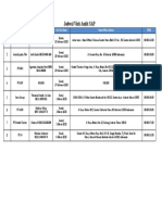 Jadwal Visit SAP