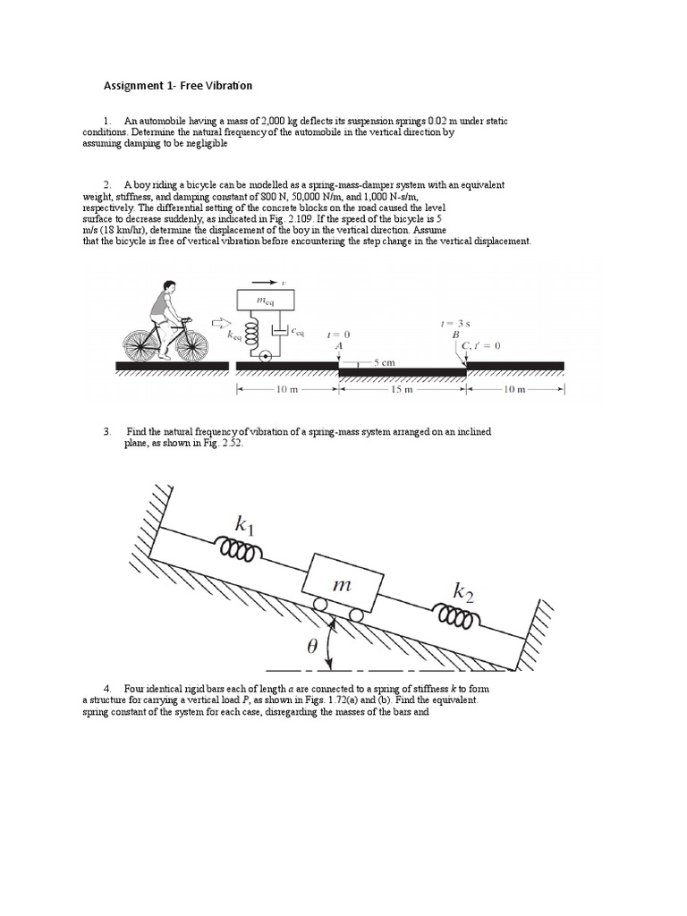 Mechanical Vibration Analysis | PDF | Science & Mathematics