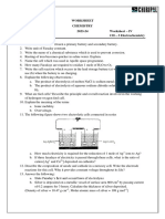 CH-3 Chemistry Worksheet - 4