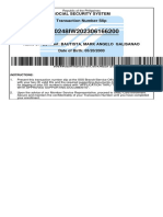 Transaction - Number - Slip Bautista, Mark Angelo Galisanao