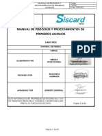 Manual de Procesos y Procedimientos Primeros Auxilios