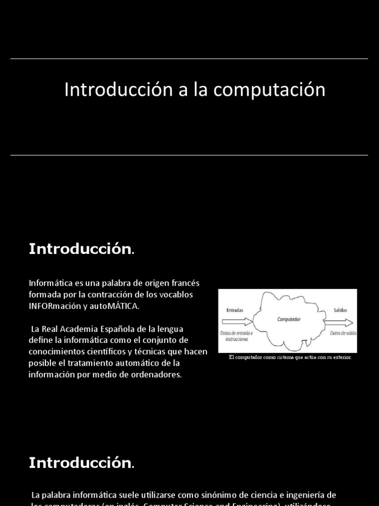 Introducción A La Computación | PDF | Almacenamiento de datos de la ...