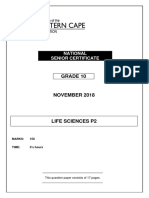 LIFE SCIENCES P2 QP GR10 NOV2018 - English