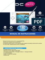 DDC Táctil Consola 150 Juegos Mini 16bits
