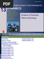 Kinetics of Particles - Work Done & Energy