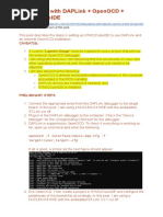 Debugging with DAPLink + OpenOCD + STM32CubeIDE