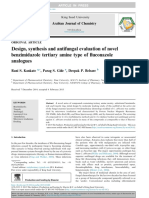 3-Design, Synthesis and Antifungal Evaluation of Novel Benzimidazole Tertiary Amine Type of Fluconazole Analogues