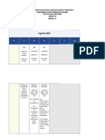 Calendarización Primera Quincena Sept. 1.