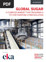 Global Sugar - A Complex Market That Requires A Fit For Purpose CTRM Solution