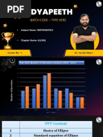 Standardised PPT - Lec. - Ellipse - MATHS - Dropper-JEE - Batch - Awadesh - SIR - Arun