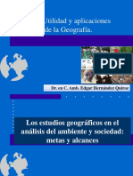 1.1.5 Utilidad y Aplicaciones de La Geografía.