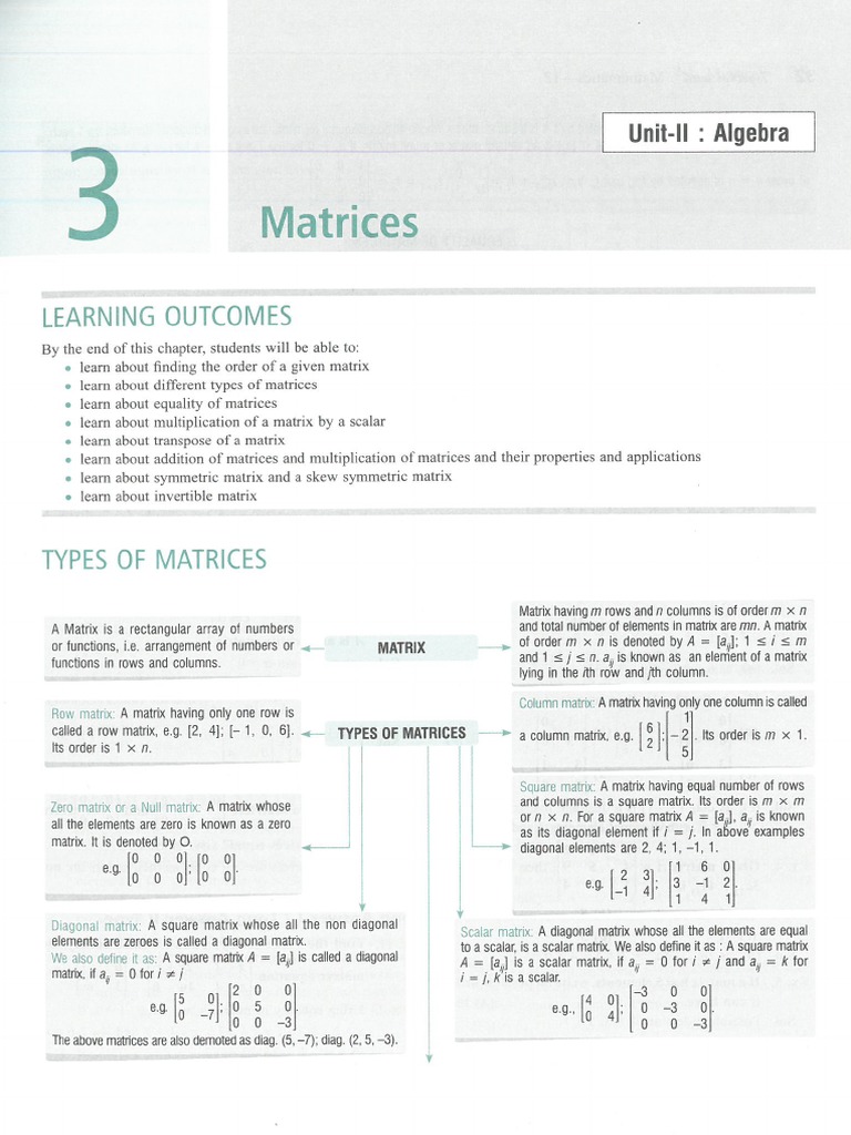 Matrices | PDF