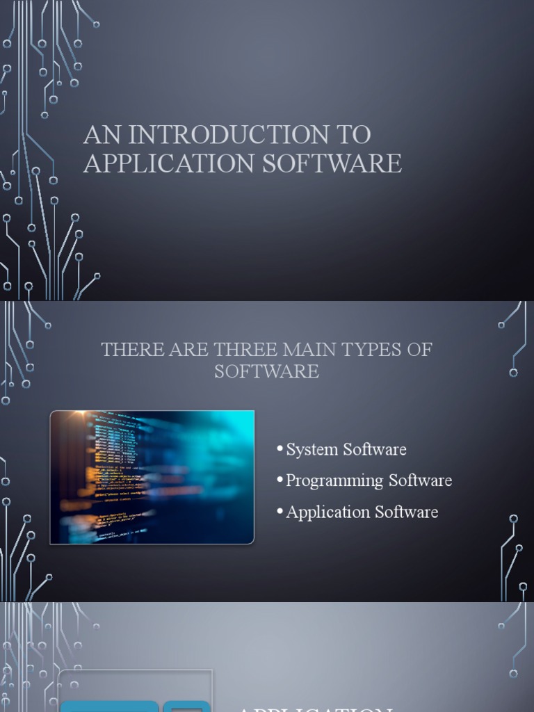 Types and Future of Application Software | PDF