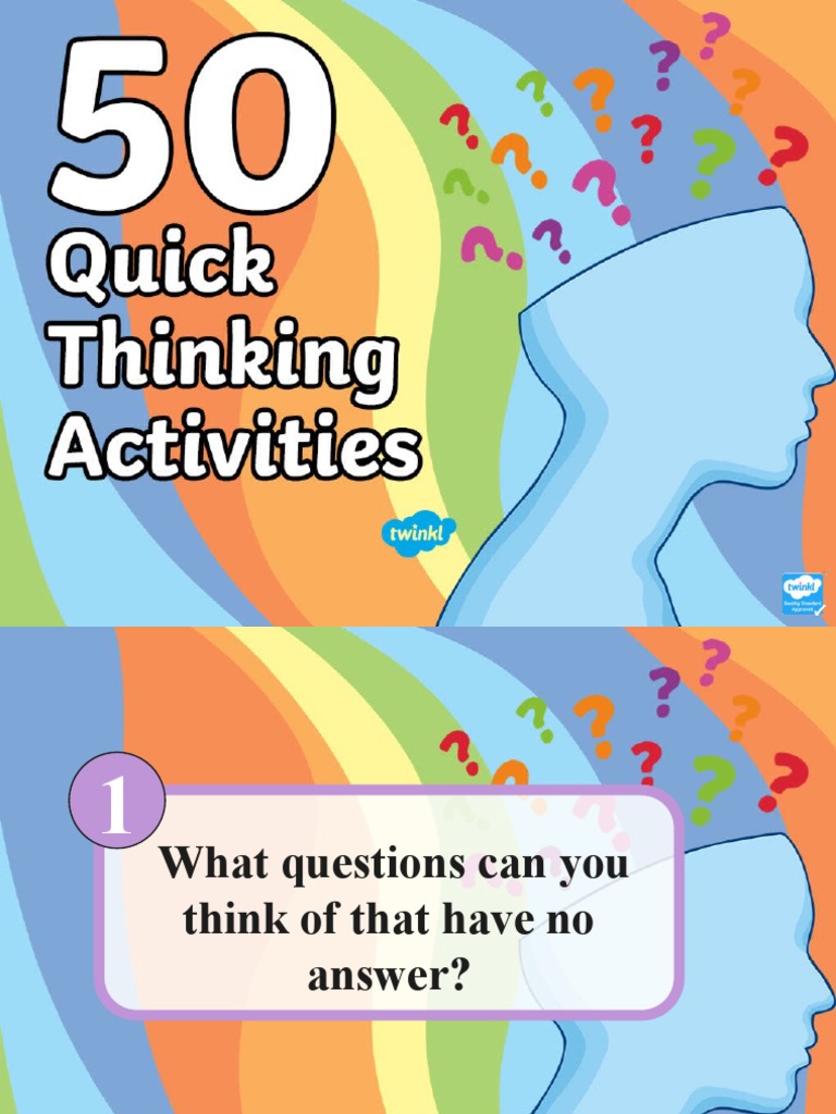 Thought-Provoking Questions List | PDF | Language Arts & Discipline