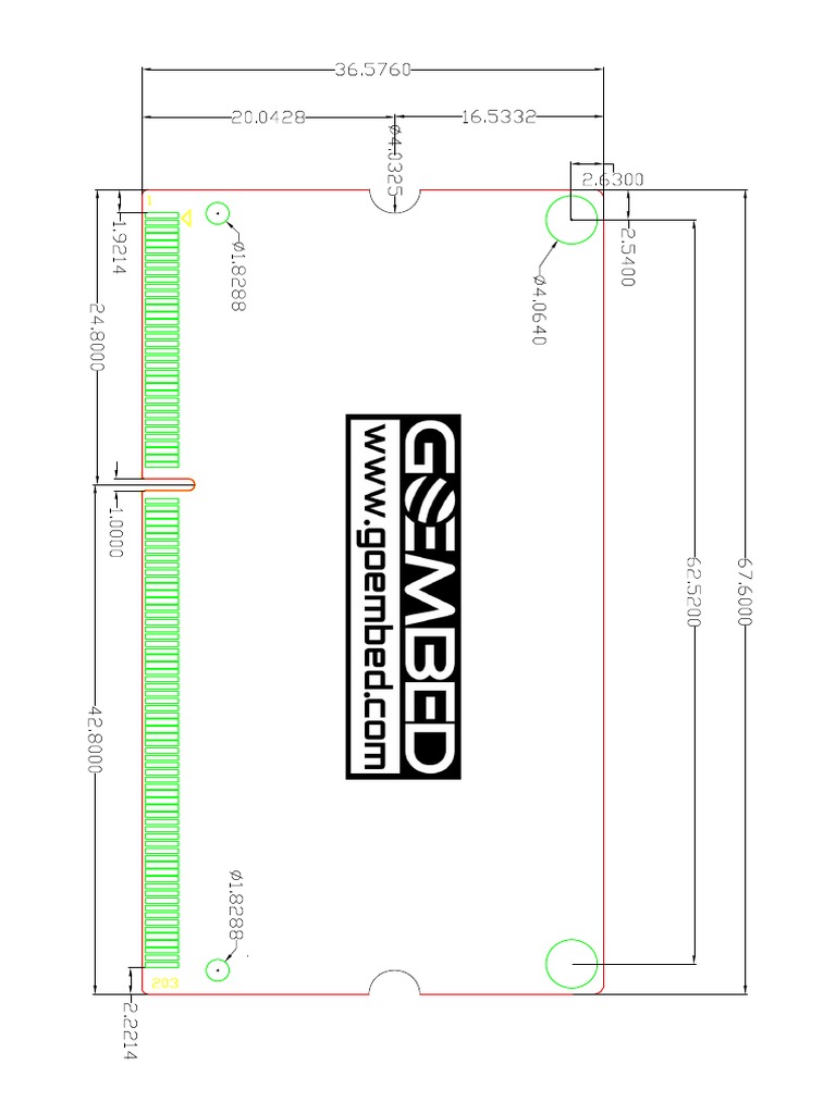 CM335x Dimensions PDF