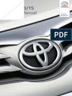 Manual Propietario Toyota Corolla