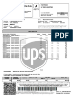 UPS de Argentina S.A.: Factura #0023-00007365