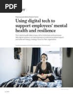 Using Digital Tech To Support Employees Mental Health and Resilience F