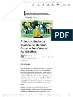 Artigo - A Neurociência Da Tomada de Decisão - Como o Seu Cérebro Faz Escolhas - LinkedIn