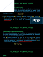 Razones y Proporciones