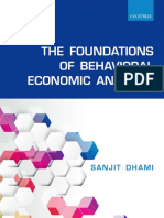 Dhami, Sanjit S - The Foundations of Behavioral Economic Analysis-Oxford University Press (2016)