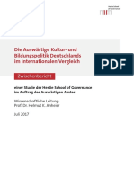 Die Auswaertige Kultur - Und Bildungspolitik Deutschlands Im Internationalen Vergleich