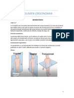 Resumen Ergonomia