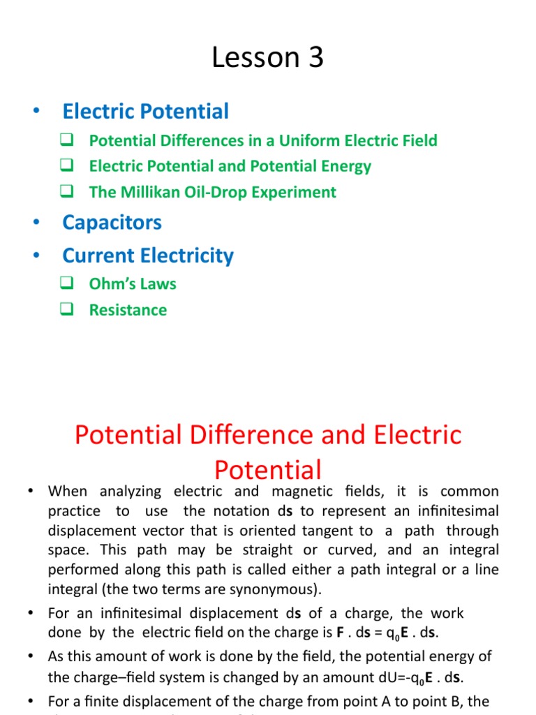 lesson_3_electric_pot_capacitors_current_electricity PDF Capacitor