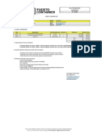 R.U.T 76.565.758-K Cotizacion #13.408: Puerto Container Ltda