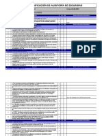 CTPAT Security Audit Checklist - Proveedores