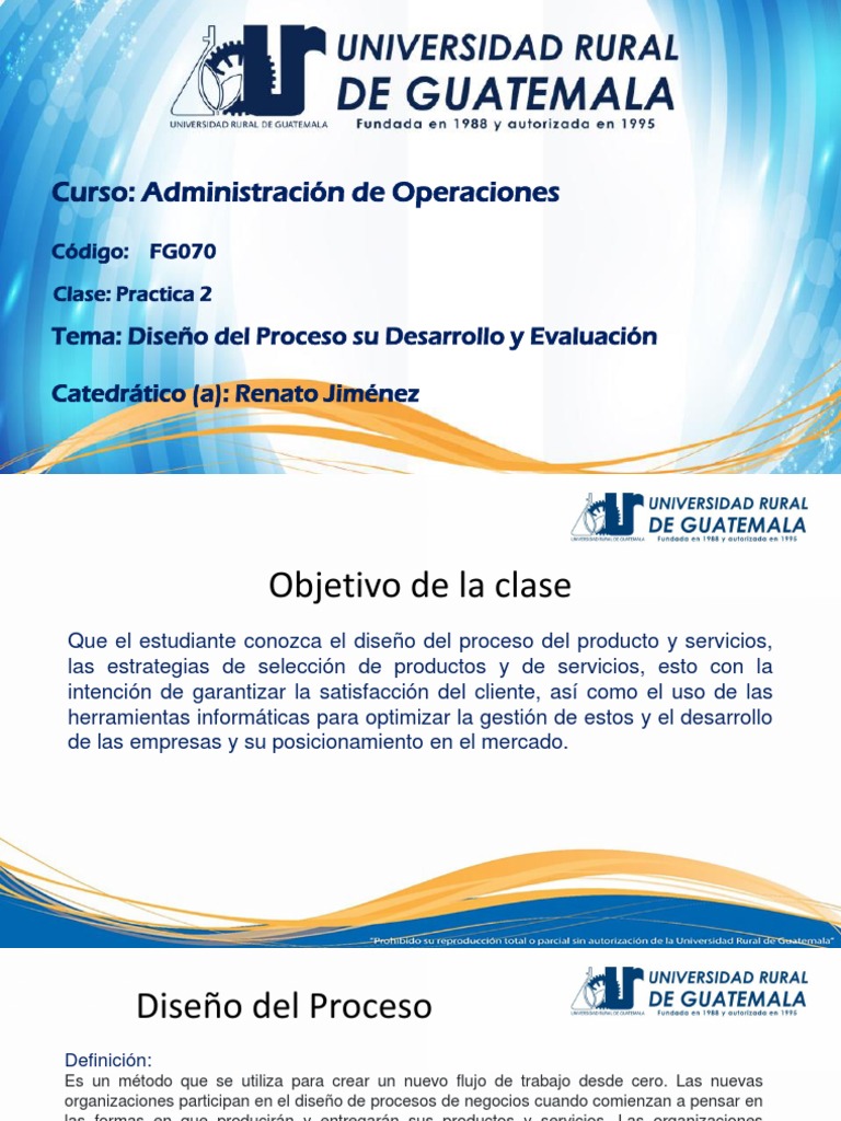 Diseño Y Evaluación De Procesos Operativos Pdf